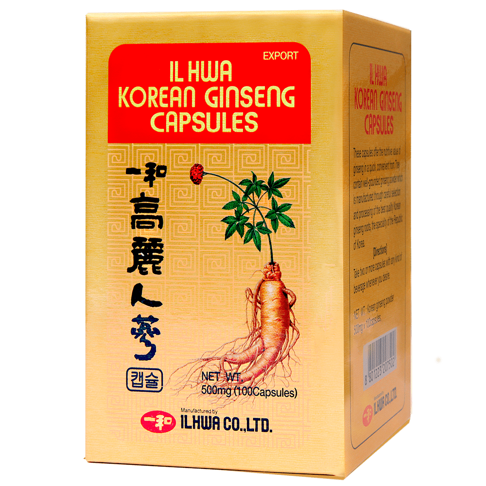 GINSENG COREANO IL HWA 100 CÁPSULAS TARRO