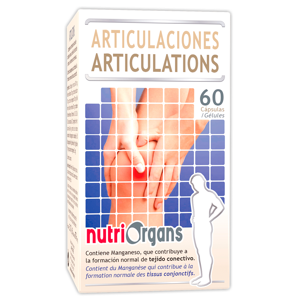 NUTRIORGANS ARTICULACIONES 60 CÁPSULAS