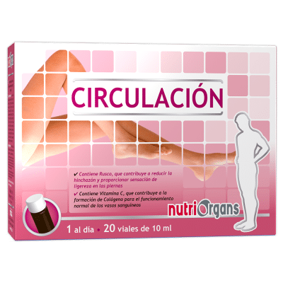 NUTRIORGANS CIRCULACION 20 VIALES
