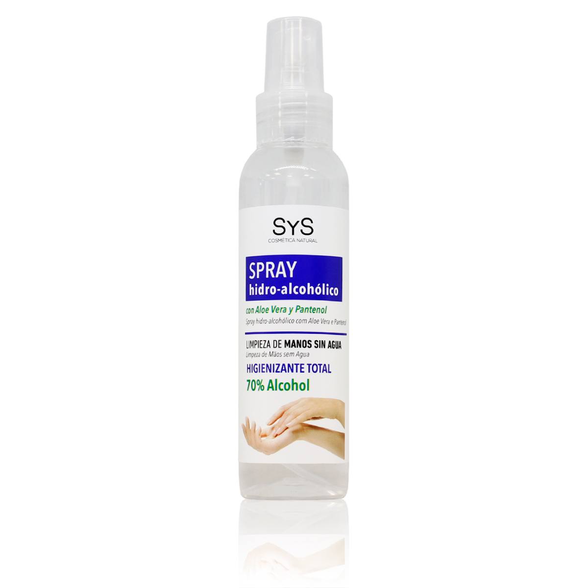 Spray Hidroalcohólico SyS Con Aloe Vera 125ml