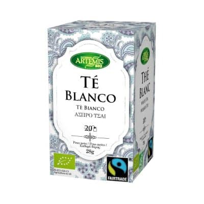 Caja Infusión Té Blanco Fair Trade -ECO- 28g/White -ECO- Tea bags Fair Trade 28g