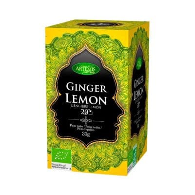 Caja Infusión Jengibre Limón -ECO- 30g/Ginger Lemon -ECO- Tea bags 30g