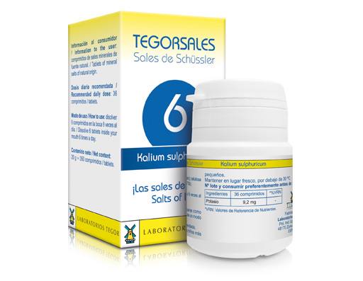 Tegorsal 6, 350 comprimidos