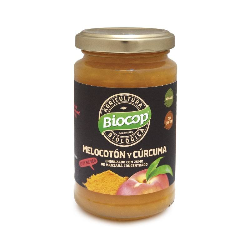 Compota de melocotón y cúrcuma Biocop 265 g