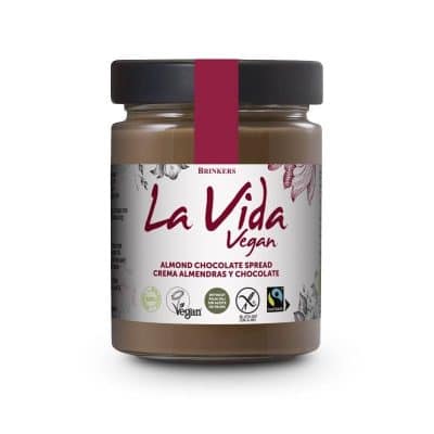 Crema de chocolate con almendras vegana La Vida Vegan 270 g