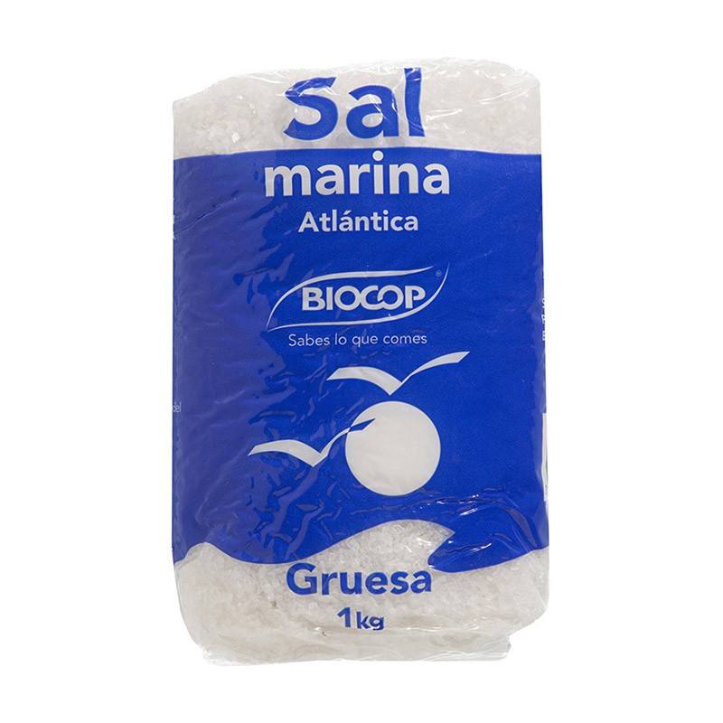 Sal marina atlántica gruesa Biocop 1 kg