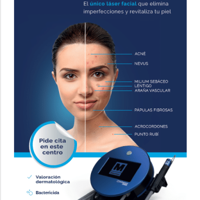 LÁSER FACIAL BLAUMAN® PARA ELIMINAR IMPERFECCIONES EN LA PIEL