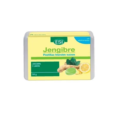PASTILLAS BLANDAS SUIZAS JENJIBRE · ESI · 50 gramos