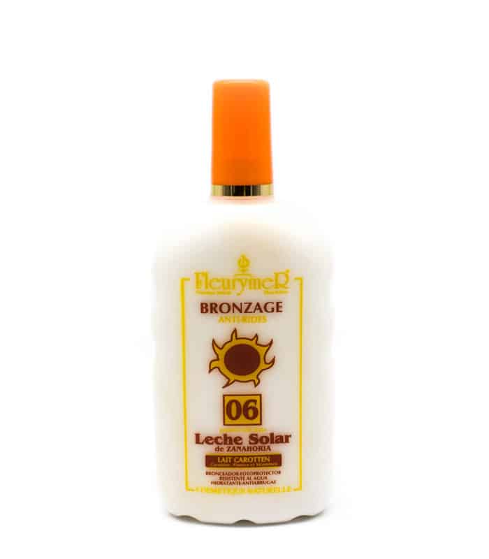 LECHE SOLAR ZANAHORIA SPF-6 250ml. (FLEURYMER)